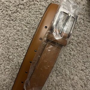 Men's Tan Leather Belt - size 34